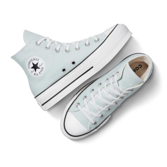 NWT Converse Women’s Chuck Taylor All Star Lift Hi Platform pale green Size 7 - Picture 5 of 6